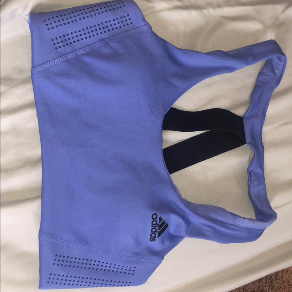 Periwinkle adidas sports bra!